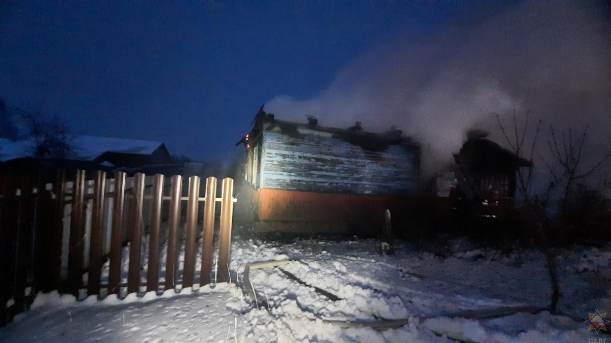 На пожаре в Могилёвском районе погиб пенсионер