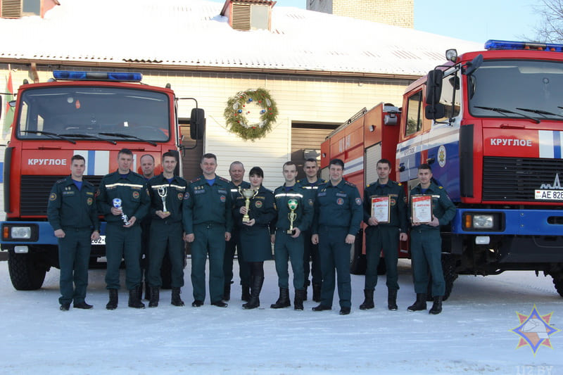 Круглянские спасатели - первые среди трудовых коллективов района