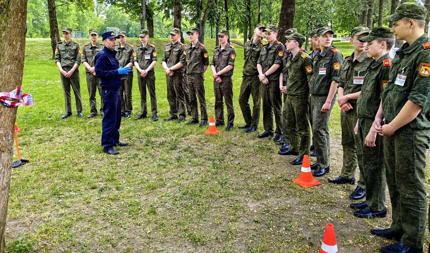 Могилевские следователи провели мастер-класс для кадет