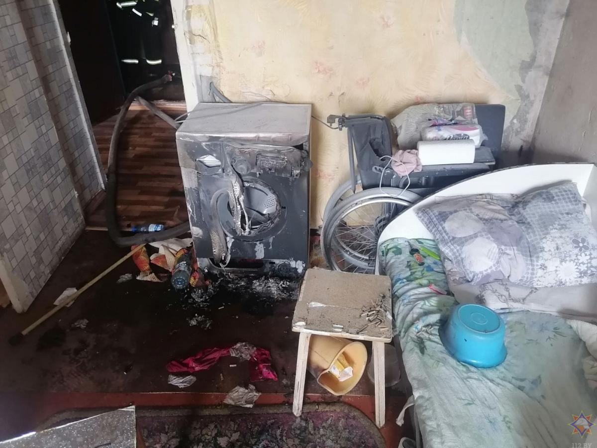 На пожаре в Бобруйске спасли супружескую пару