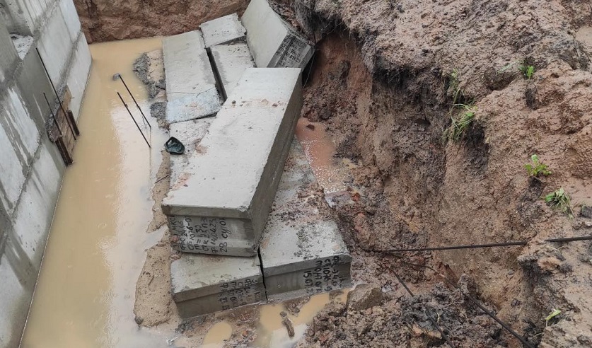 В Могилевском районе электромонтера придавило бетонной плитой