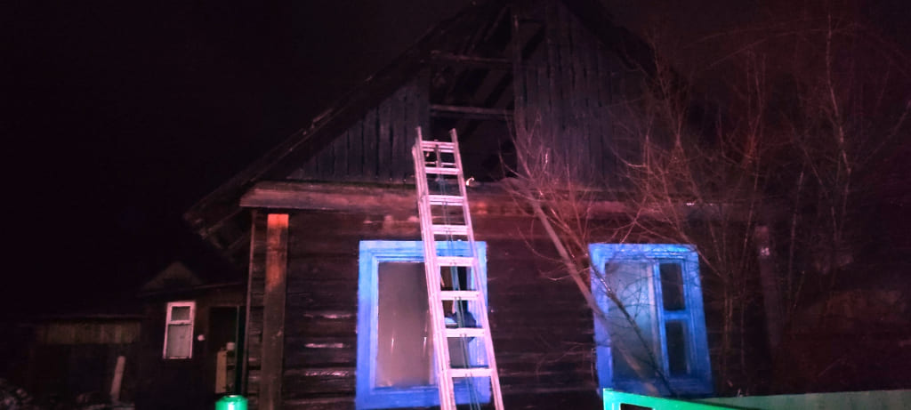 Пожар жилого дома тушили в Осиповичах