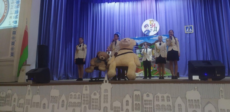 Городской слёт-конкурс отрядов юных инспекторов движения прошел в Бобруйске