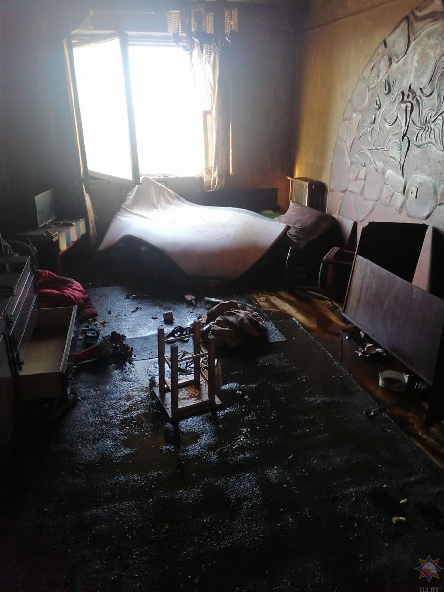 На пожаре в Бобруйске погибли три человека