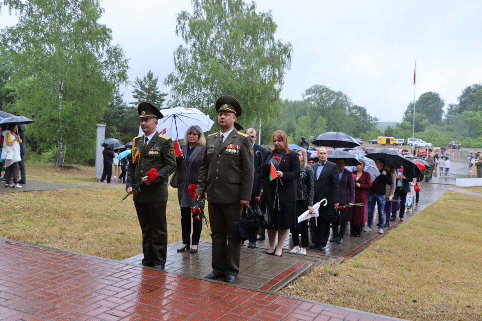 В Осиповичском районе отметили годовщину освобождения от немецко-фашистских захватчиков