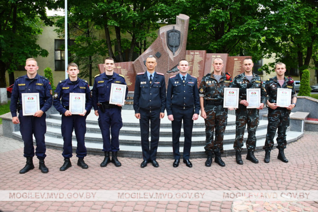 Конкурс профмастерства сотрудников ОМОН и патрульно-постовой службы милиции прошёл в Могилёве