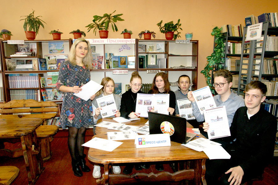 В Тимоновской средней школе Климовичского района  работает ученический  пресс-центр