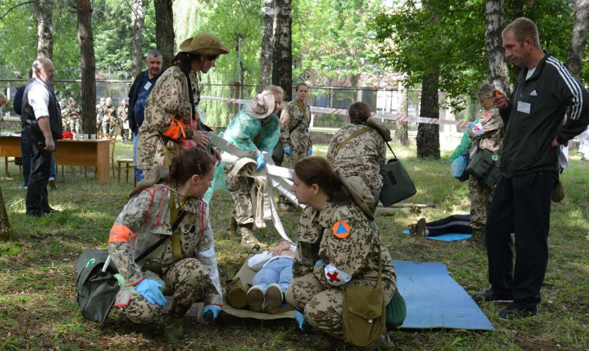 Соревнования санитарных дружин прошли в Могилеве