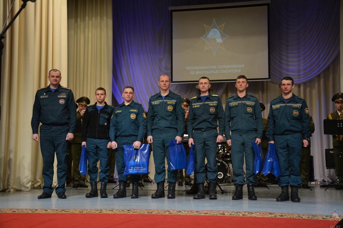 Республиканские соревнования по многоборью спасателей завершились в Могилевской области