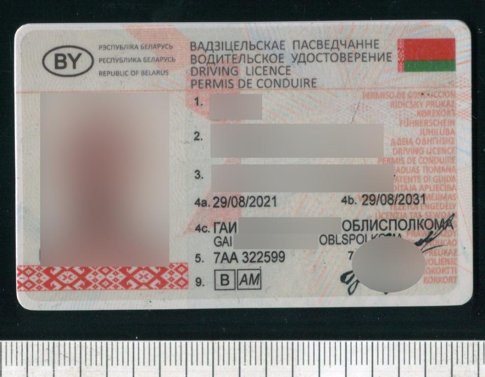 Житель Белыничей купил напечатанное на принтере водительское удостоверение