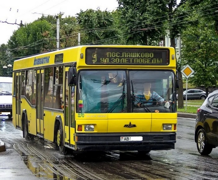 Частично изменится расписание автобуса №9 в Могилеве с 24 июля