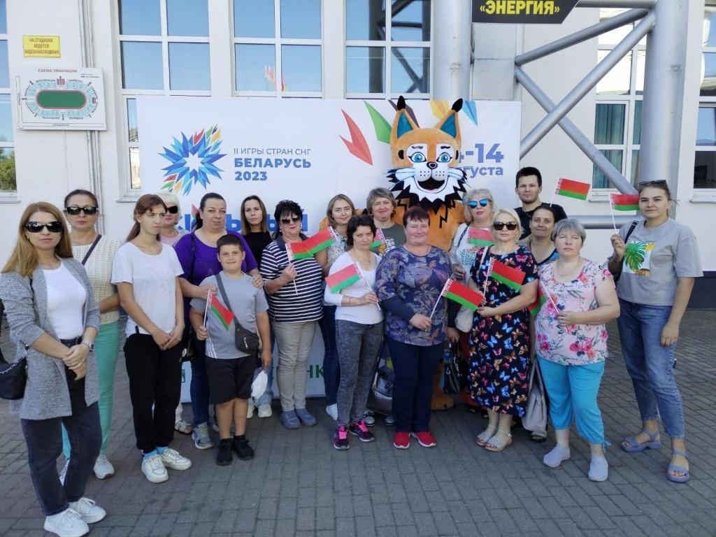 Члены профсоюза организаций отрасли здравоохранения – активные болельщики II Игры стран СНГ. Фото