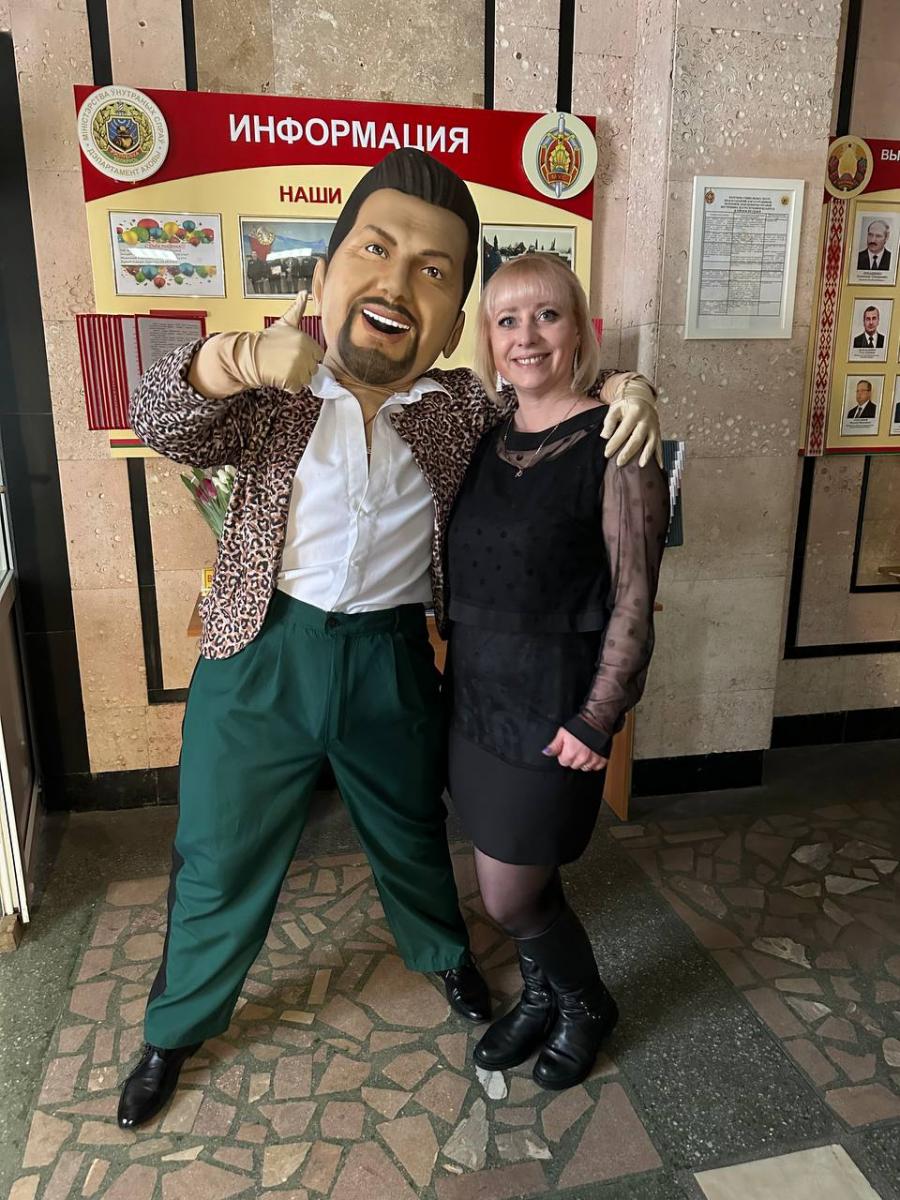 В Ленинском отделе Департамента охраны в Могилеве торжественно поздравили женщин