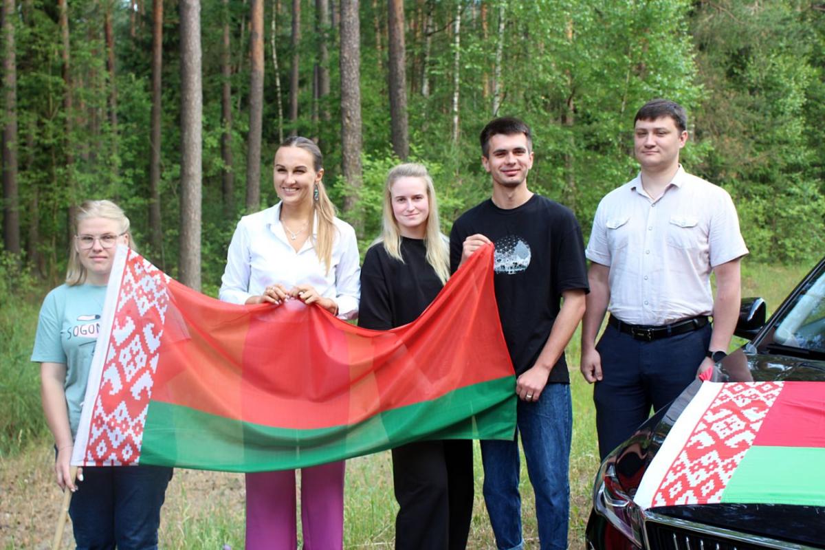 Бобруйский район встречал международный молодежный военно-патриотический проект «Дорогами памяти и славы»