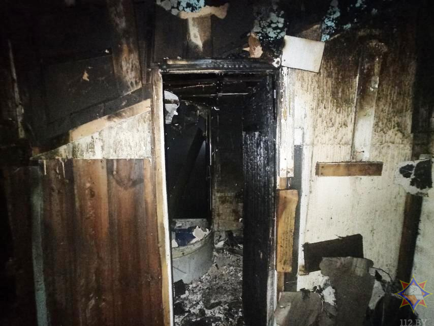 Подростки пострадали на пожаре в Могилевском районе