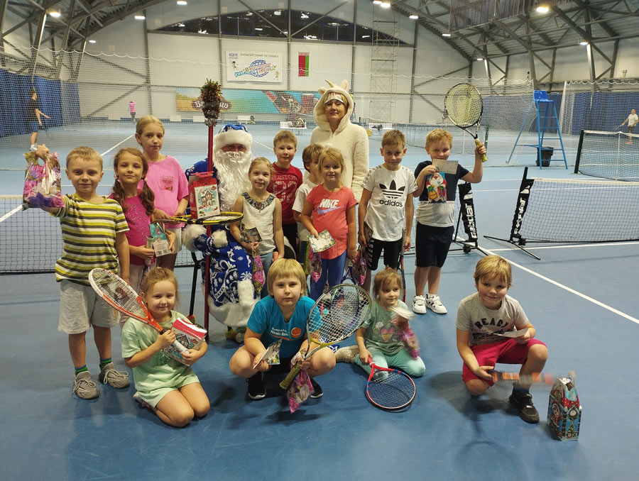 Рождественский турнир по теннису для самых юных спортсменов прошел в Могилеве