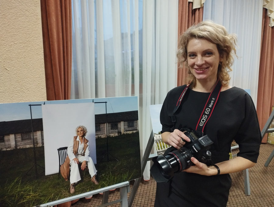 Проект "Нераскрытая красота" презентовала в Могилеве руководитель Осиповичского народного фотоклуба "Раніца"  Елена Ерошевич