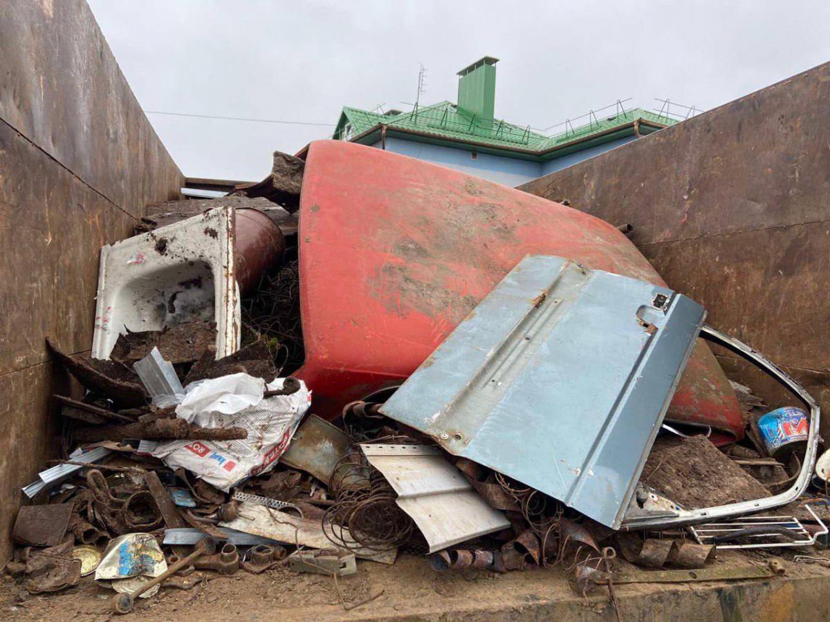 Свыше двух тонн лома черного металла изъяли в Горках