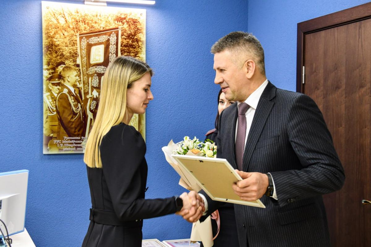 Начальник УВД Могилевщины вручил награды сотрудникам подразделений по борьбе с экономическими преступлениями