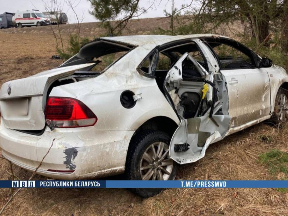 В Могилевском районе на чужом авто разбился работник автомойки