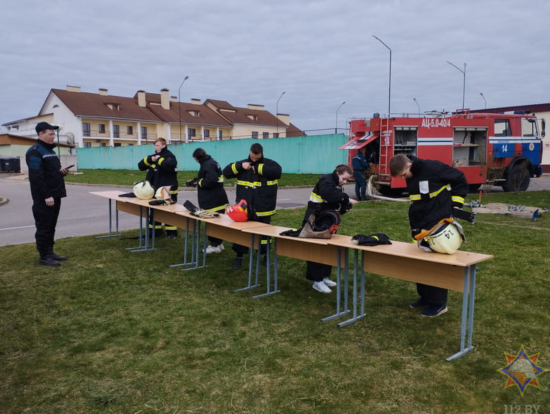 Слет юных спасателей-пожарных прошел в Круглом