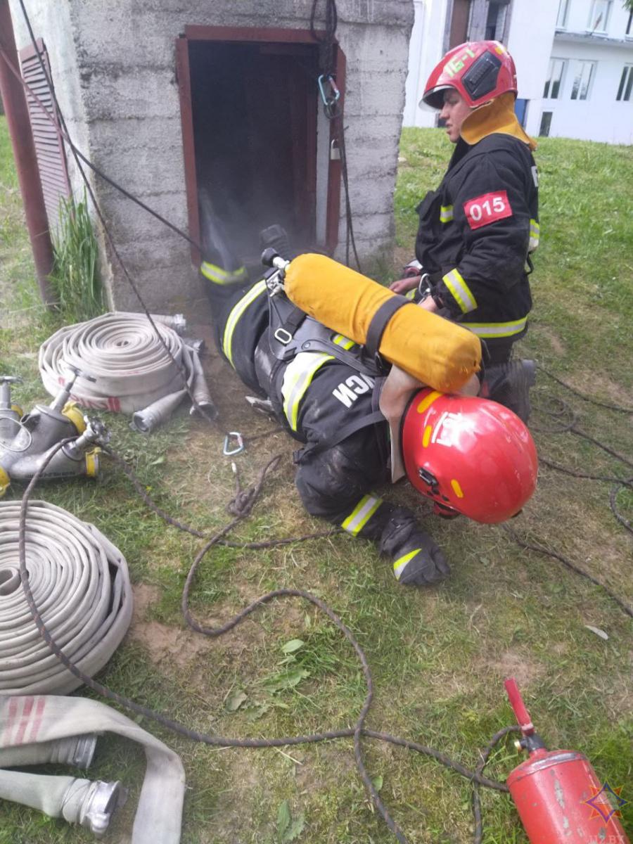 В Могилеве завершились областные соревнования по многоборью спасателей