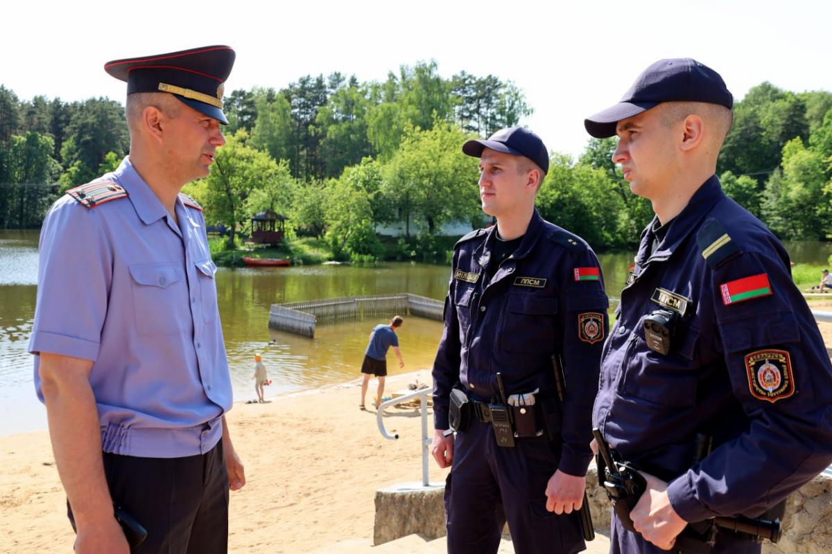 Рейды по местам массового отдыха проводят милиционеры в Могилеве