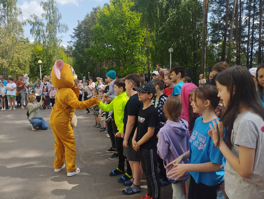 Детский праздник прошёл на территории Могилёвской областной детской больницы