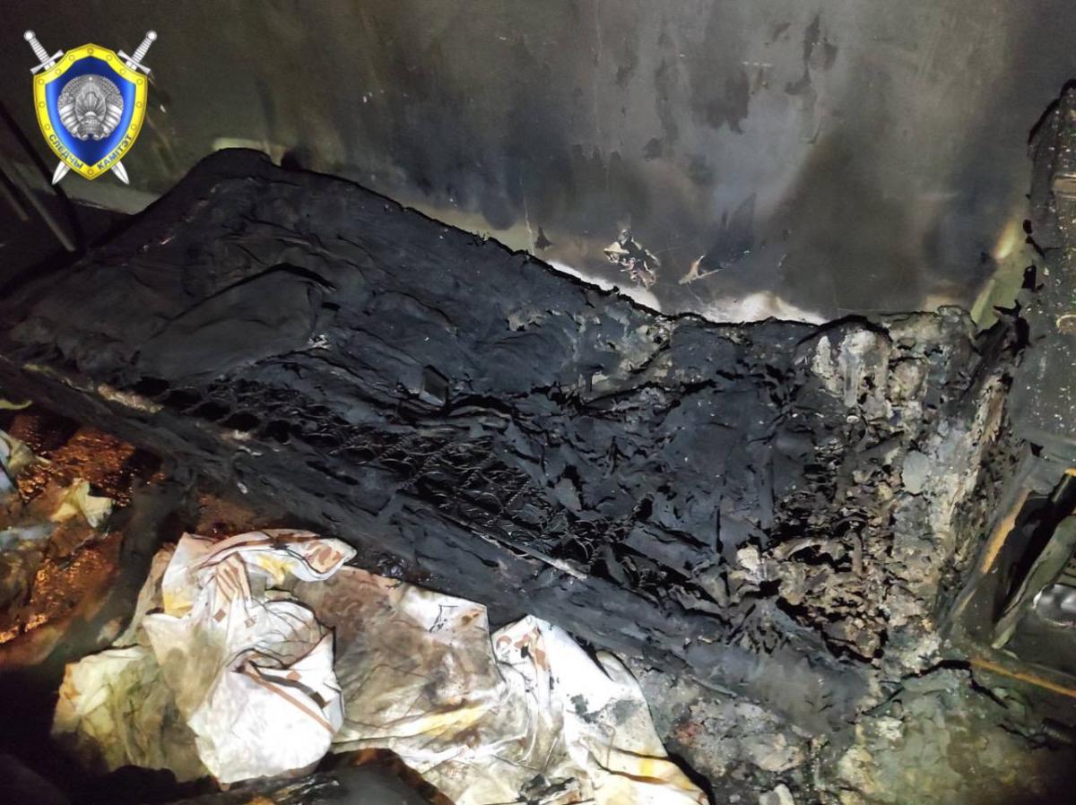 Следователи проводят проверку по факту гибели на пожаре бобруйчанина