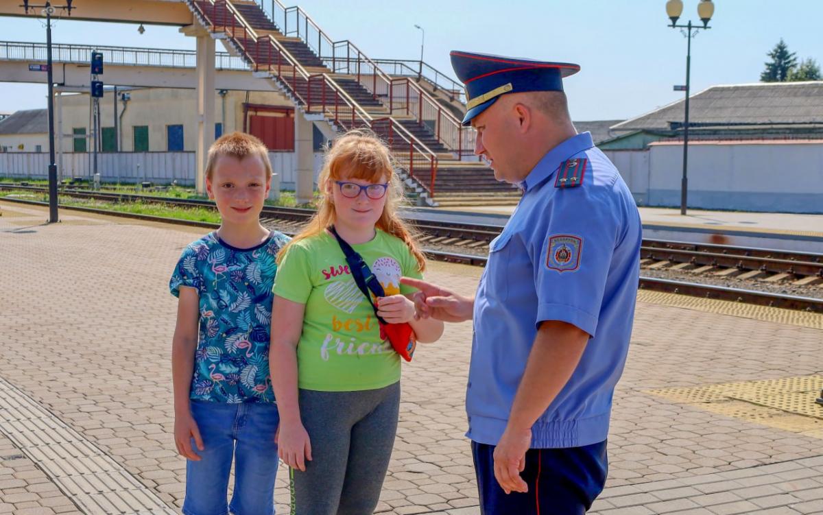 Правоохранители в Могилеве напомнили о безопасности на железной дороге