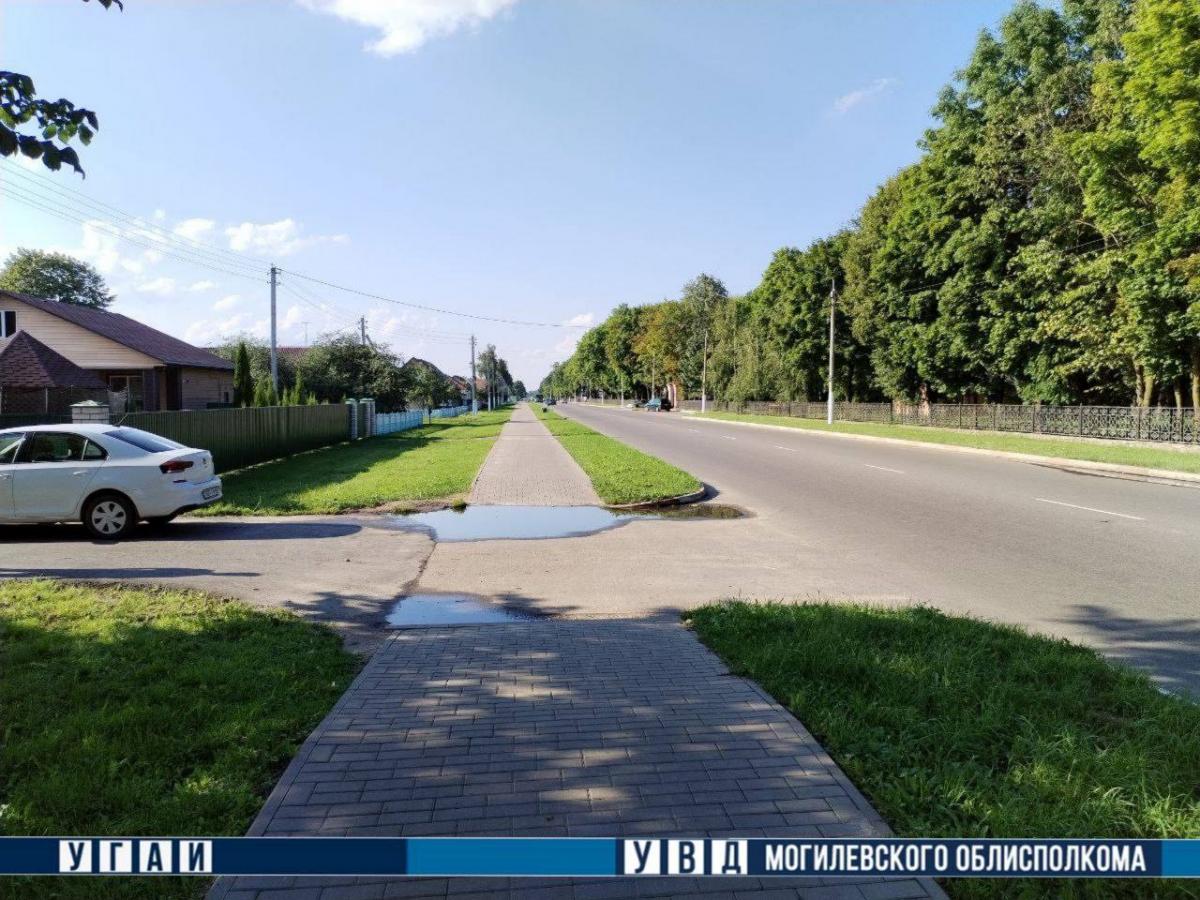 В Шклове ребенок попал в ДТП - водитель скрылся с места аварии