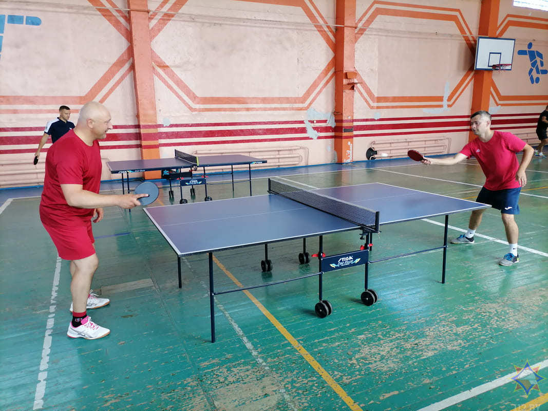 В Могилевском областном управлении МЧС прошел турнир по настольному теннису