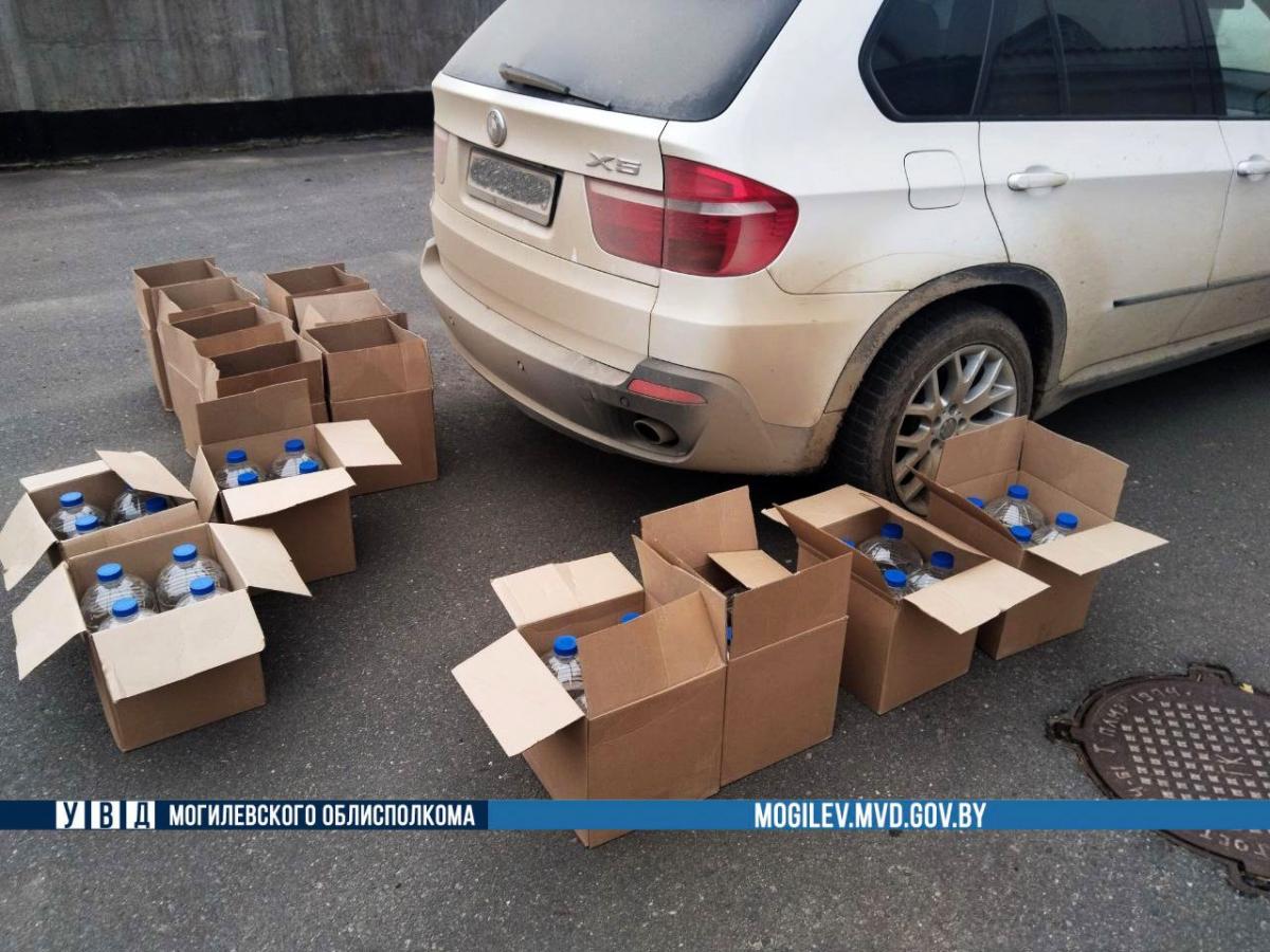 В Мстиславском районе  мужчина незаконно перевозил 500 литров спирта