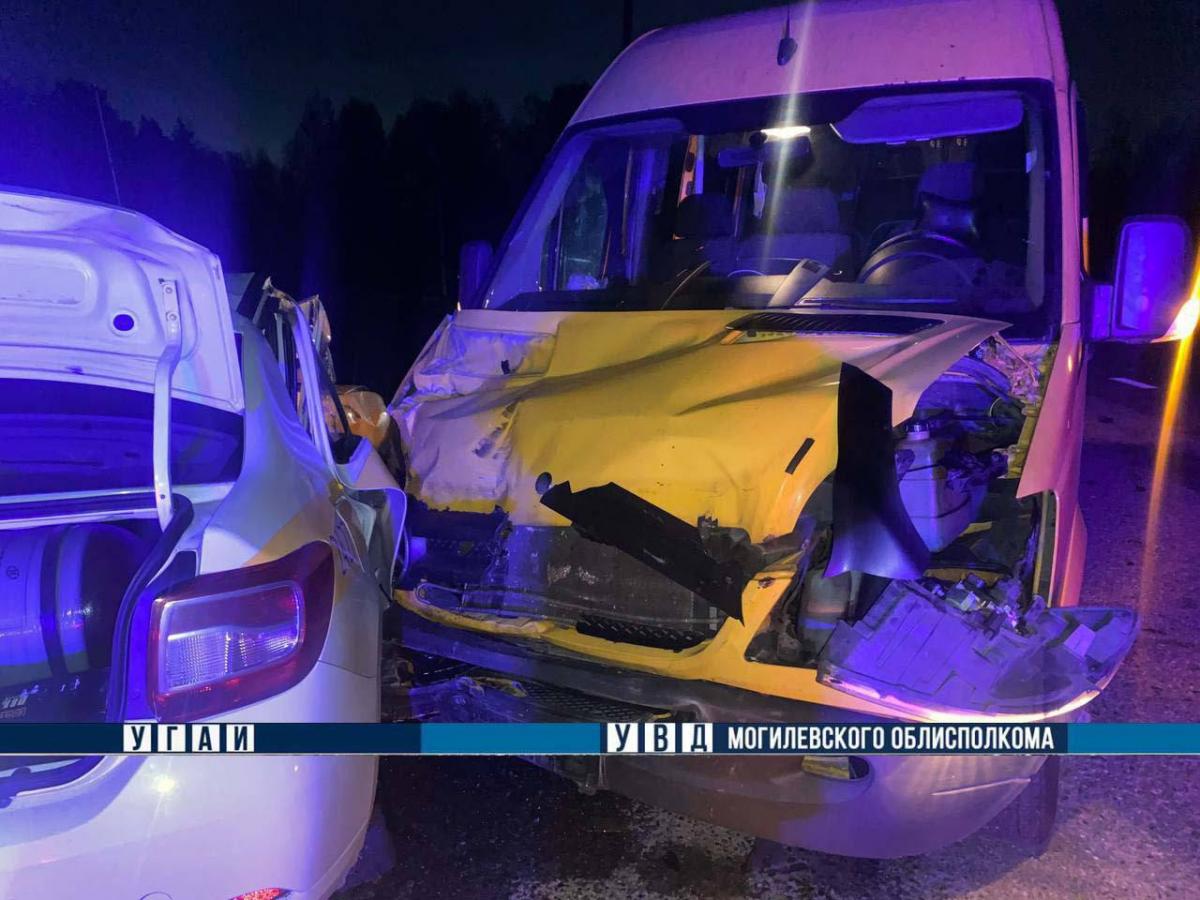 ДТП с маршруткой произошло в Бобруйском районе