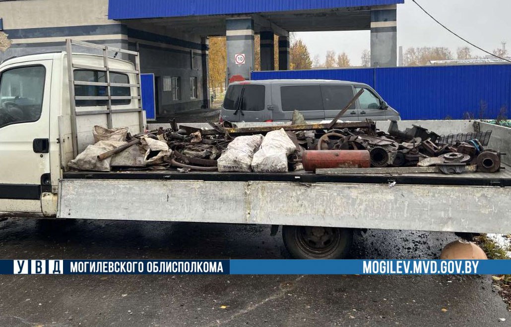Могилевчанин незаконно перевозил более 1,5 тонны лома черных металлов