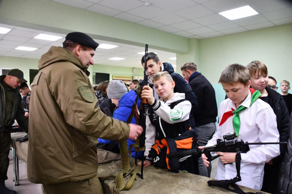 Совместная акция для школьников от УВД и кадетского училища прошла в Могилеве