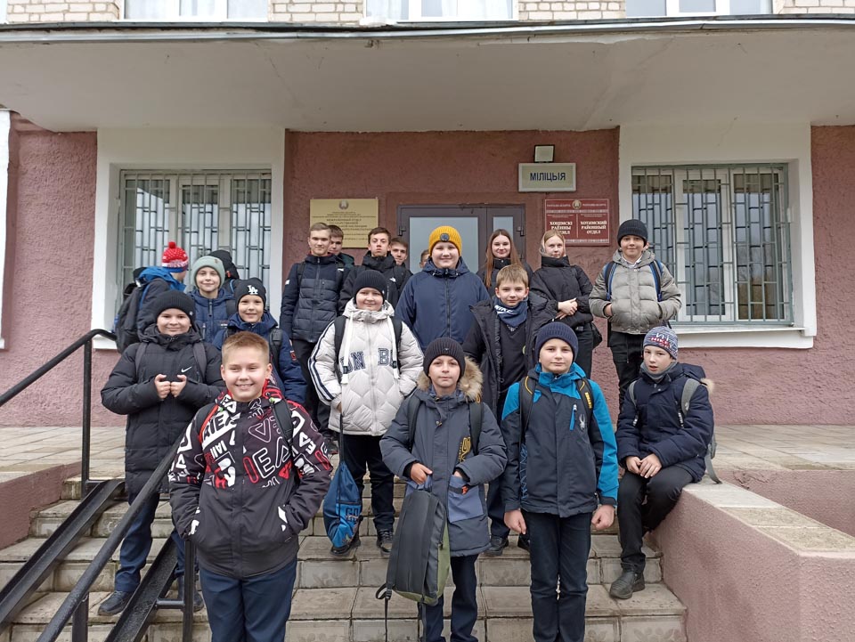 Хотимских школьников познакомили с профессией правоохранителя