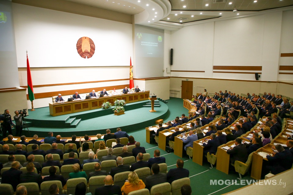Итоги социально-экономического развития региона за 1 квартал 2023 года подвели в облисполкоме. Фото.