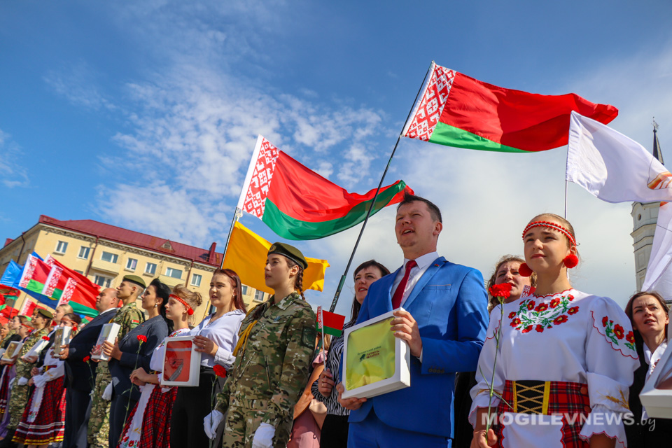 Республиканская акция «Символ единства 2023» прошла в Могилеве. Фото