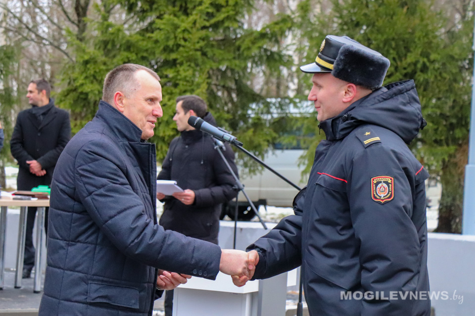 Участковых инспекторов милиции Могилевской области чествовали в д. Гаи. Фото