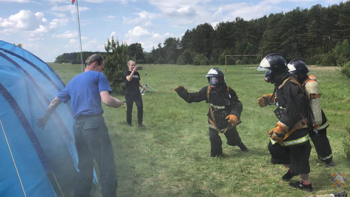 В Могилеве прошел областной слет юных спасателей-пожарных