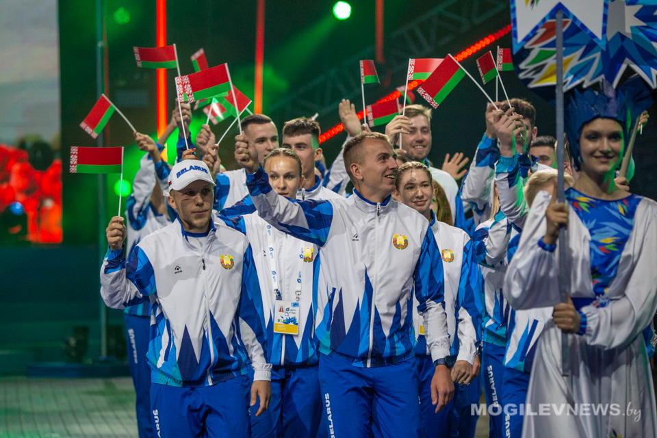 На "Минск-Арене" состоялась торжественная церемония официального открытия II Игр стран СНГ. Фото