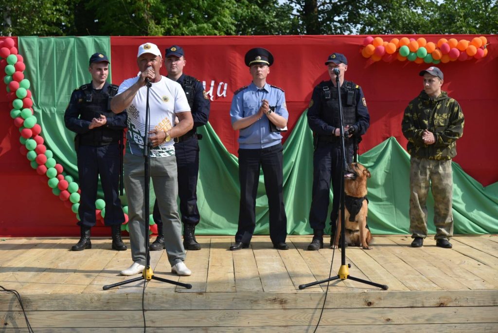 Показательные выступления сотрудников охраны прошли в Кричеве