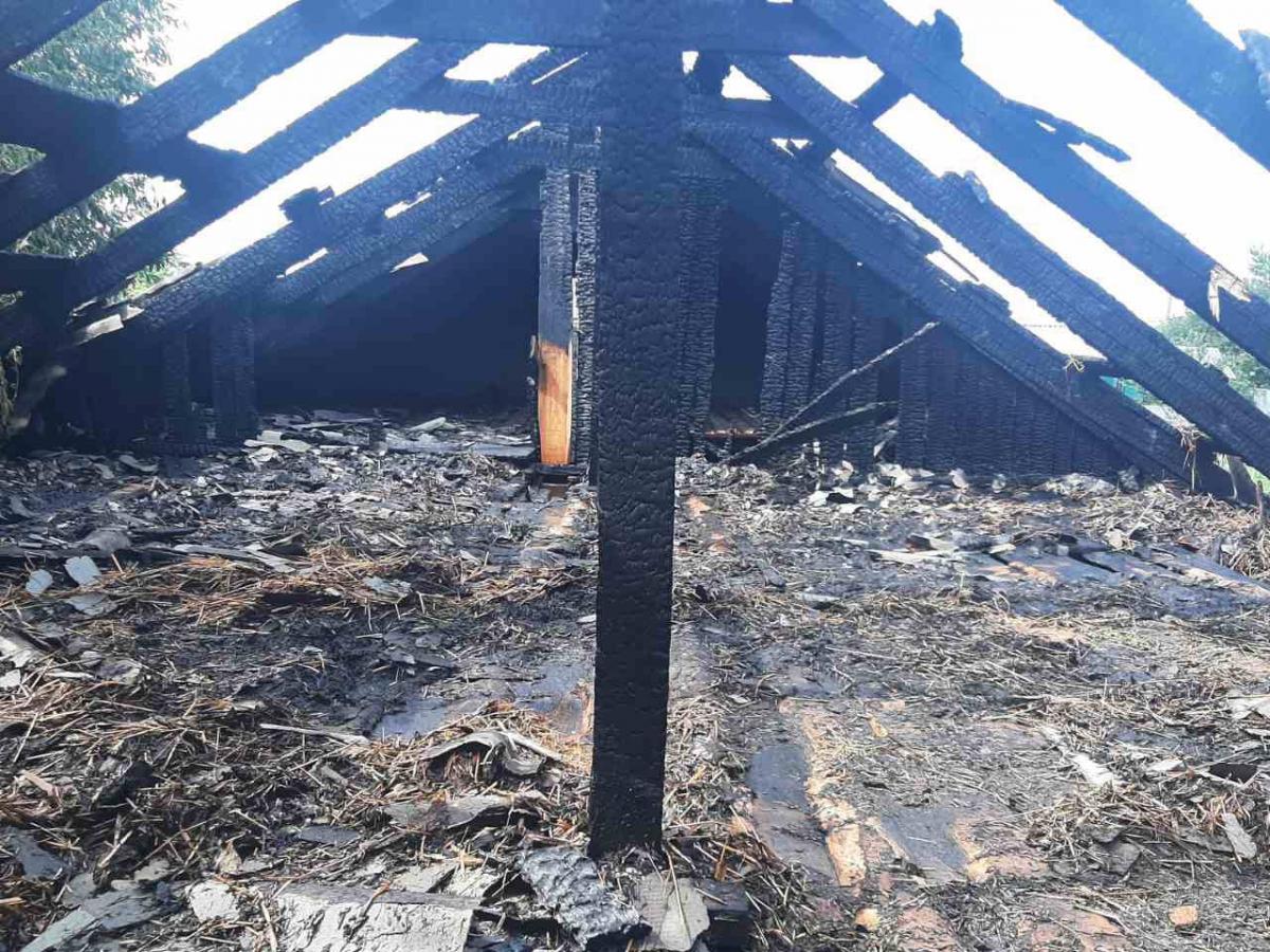 В Краснопольском районе дети поиграли со спичками – сгорел сарай