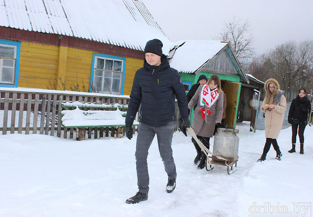 Акция «От всей души» заглянула в деревню Калинка Дрибинского района