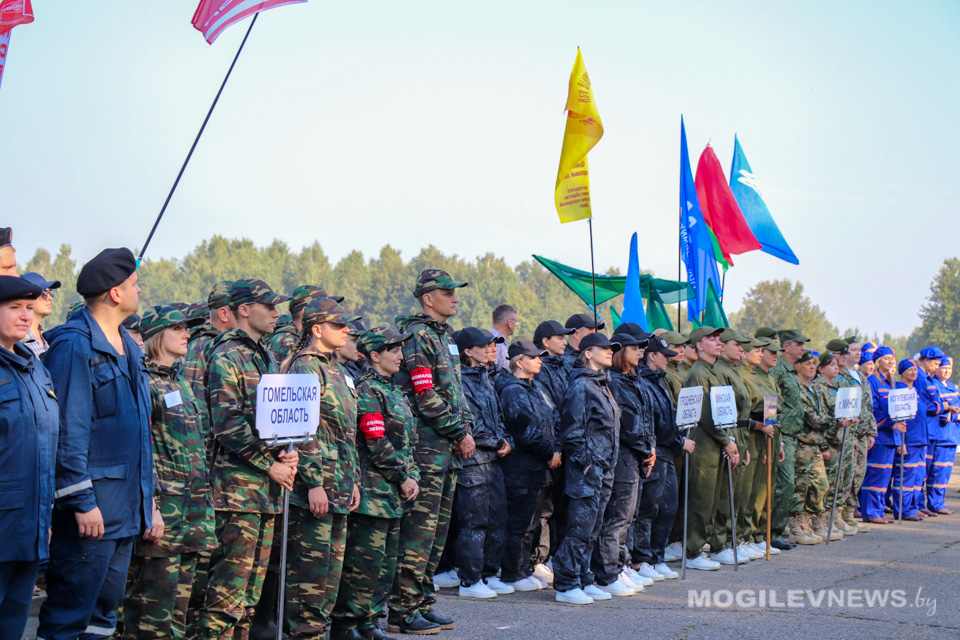XII Республиканские соревнования санитарных дружин гражданской обороны прошли в Могилеве. Фото