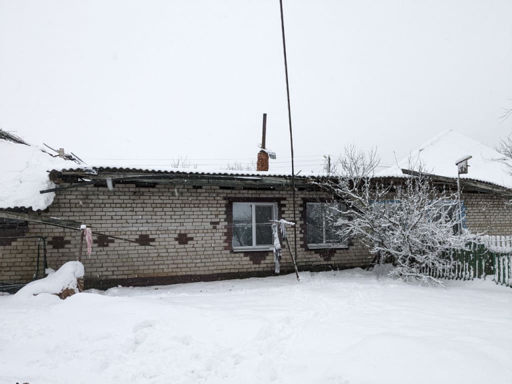 В Кличевском районе из-за снеговой нагрузки обрушилась кровля дома
