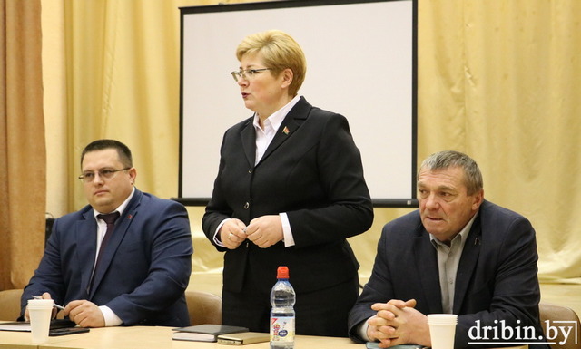 Глава Дрибинского района провел встречу с населением