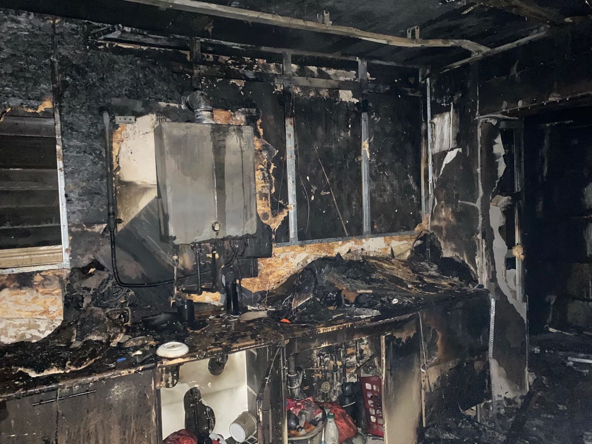 Пожар жилого дома на улице Кирпичной тушили в Могилёве