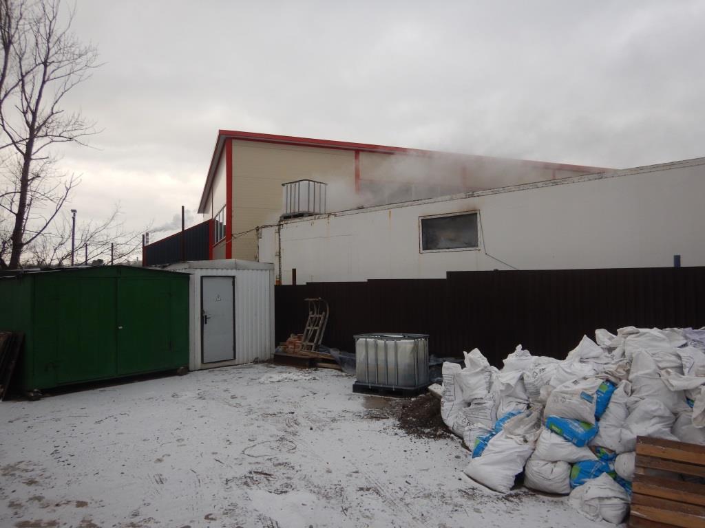 Бытовой вагончик горел на улице Кутепова в Могилеве